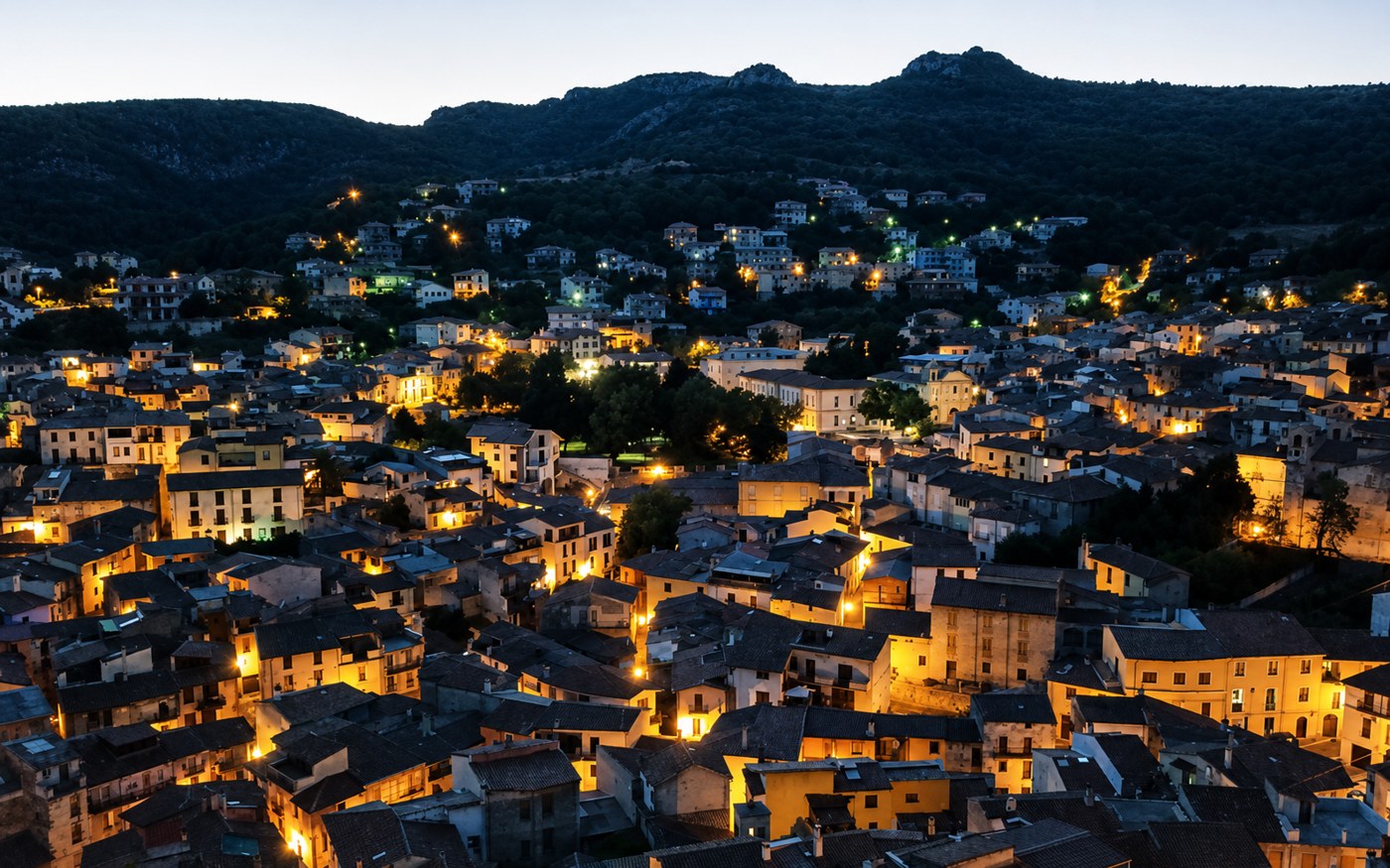 The Templars Guesthouse — paesaggio (Il borgo all'imbrunire)